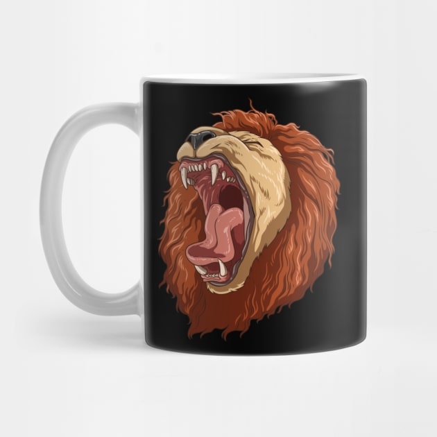 Roaring Lion Safari Animals Lovers African Wild by melostore